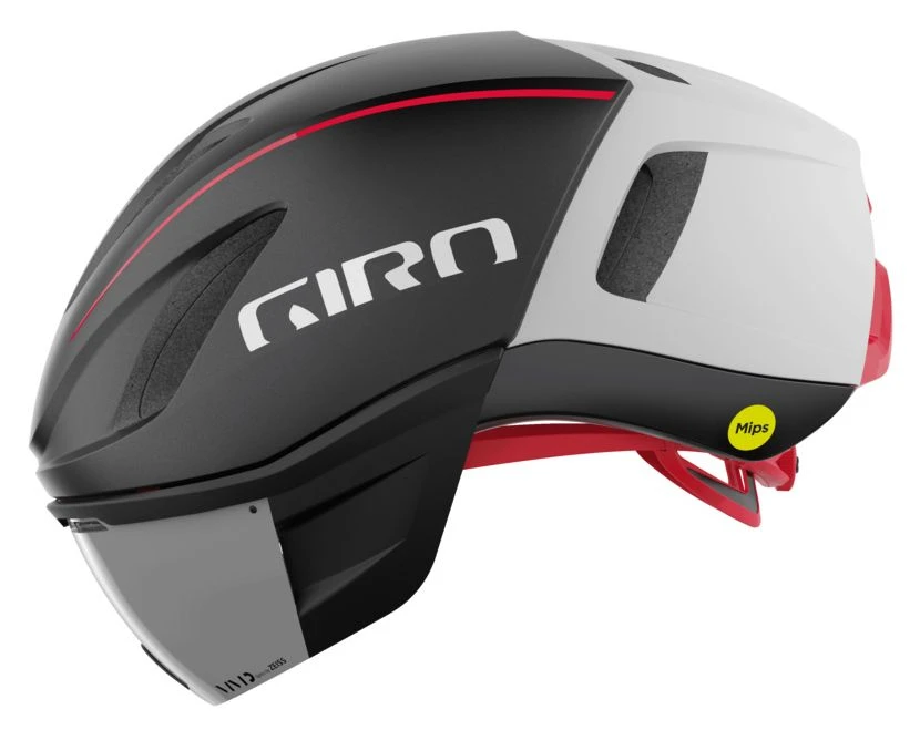 Giro Vanquish Mips Aero-Rennradhelm - Mat Black/white/red