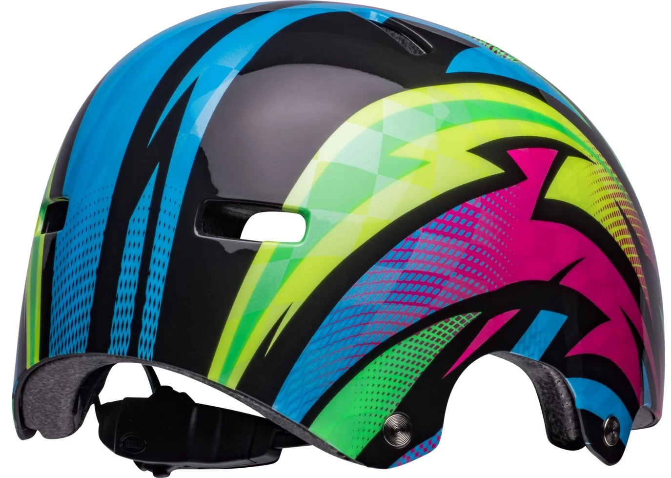 Bell SPAN Skaterhelm & Fahrradhelm-gloss Blue/magenta Psycho – Bild 4