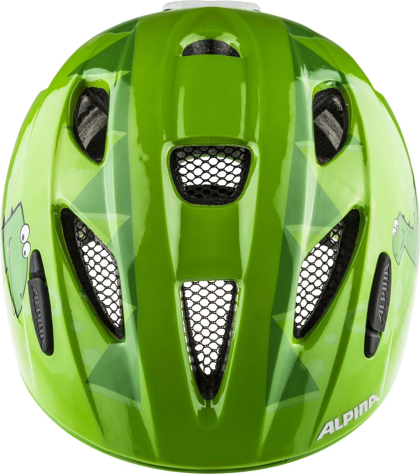 Alpina Ximo Flash Kinder Fahrradhelm - Green Dino – Bild 3