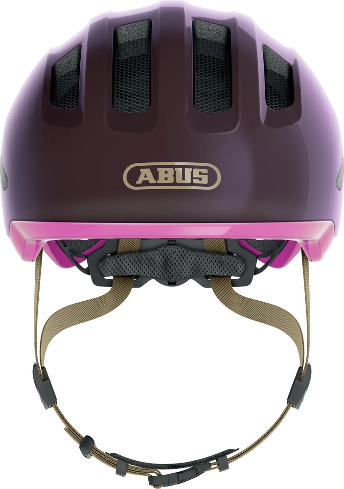 ABUS Smiley 3.0 ACE LED Kinder-Fahrradhelm - Royal Purple Shiny – Bild 2