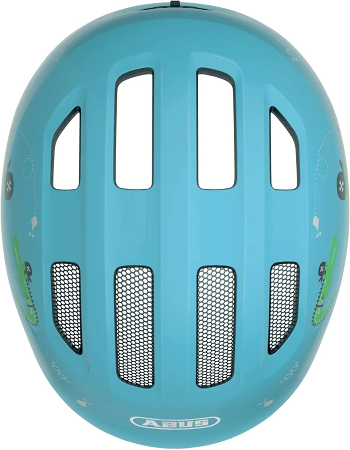 ABUS Smiley 3.0 Kinder-Fahrradhelm - Blue Croco Shiny – Bild 4