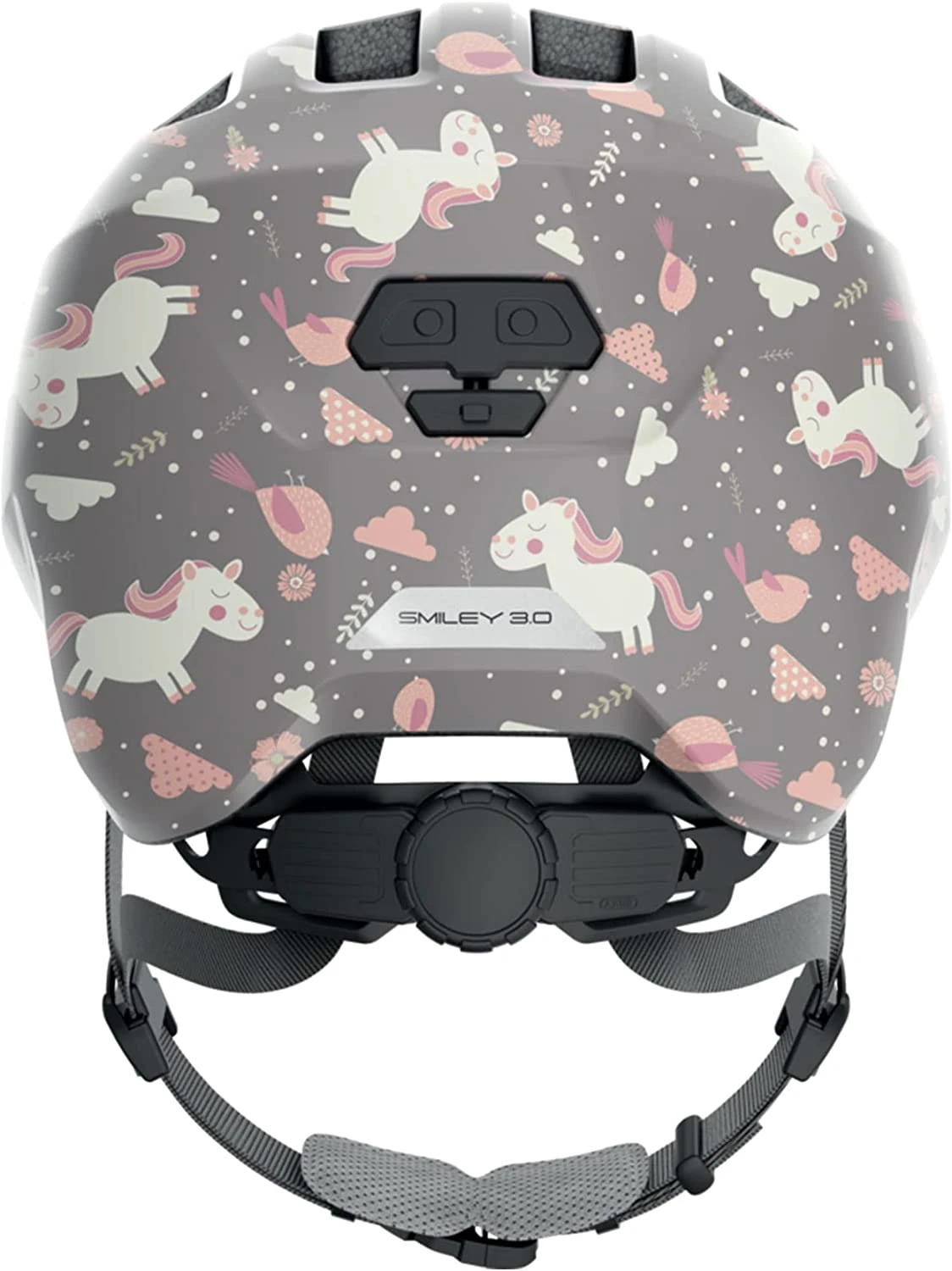 ABUS Smiley 3.0 Kinder-Fahrradhelm - Grey Horse – Bild 3