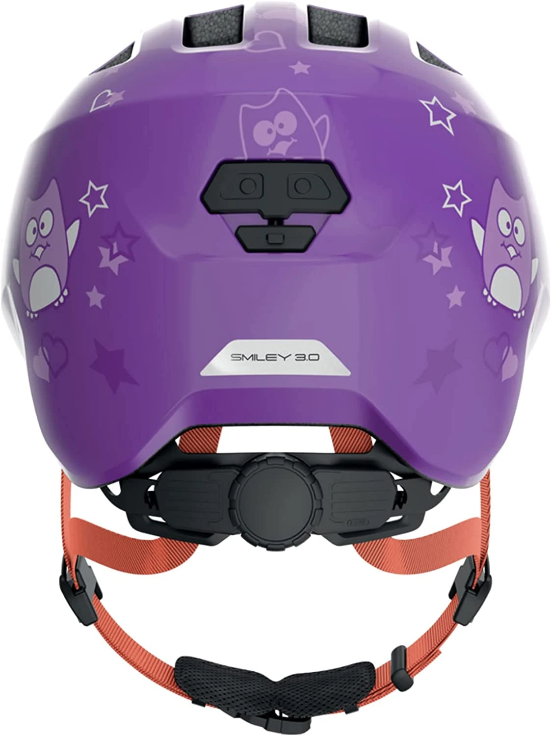 ABUS Smiley 3.0 Kinder-Fahrradhelm - Purple Star – Bild 3