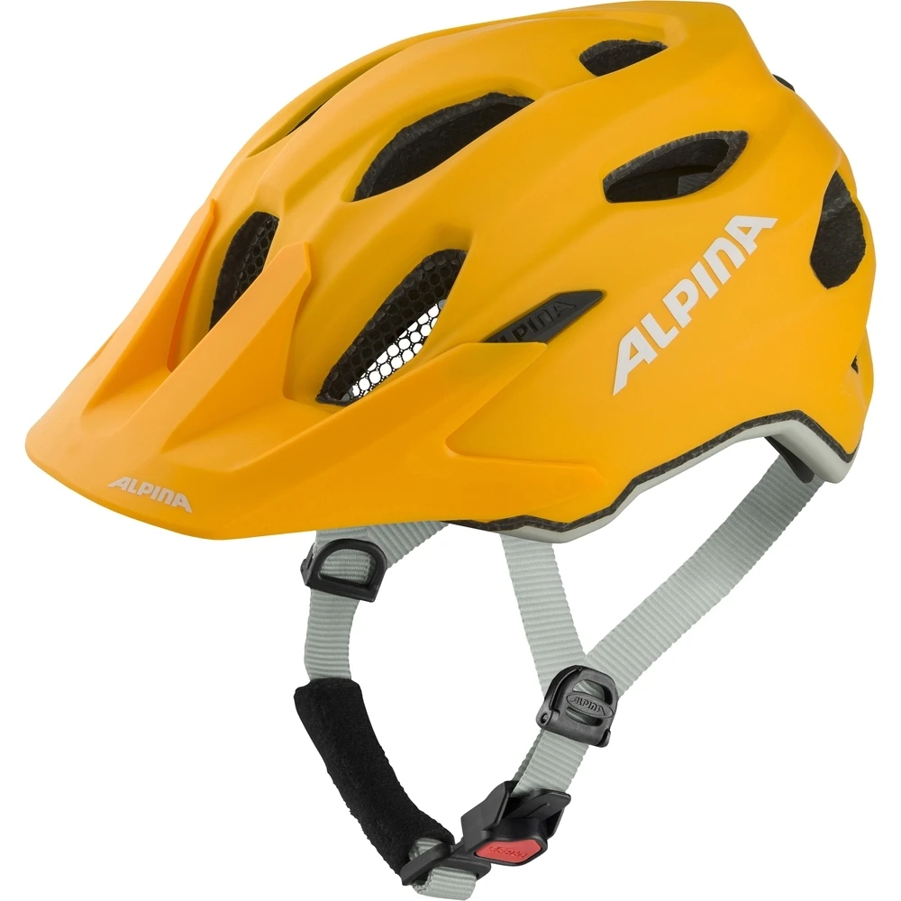 Alpina Carapax Jr. Fahrradhelm - Burned-yellow-matt