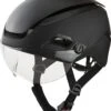 Alpina Altona V Visier-Fahrradhelm - Black Stealth Matt