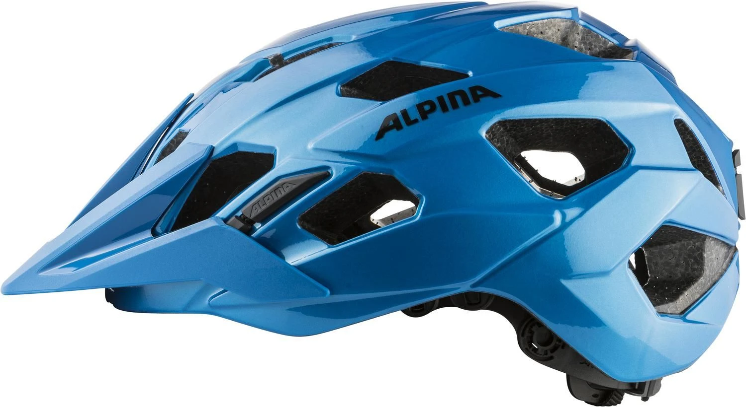 Alpina Anzana Fahrradhelm - True-blue Gloss – Bild 3