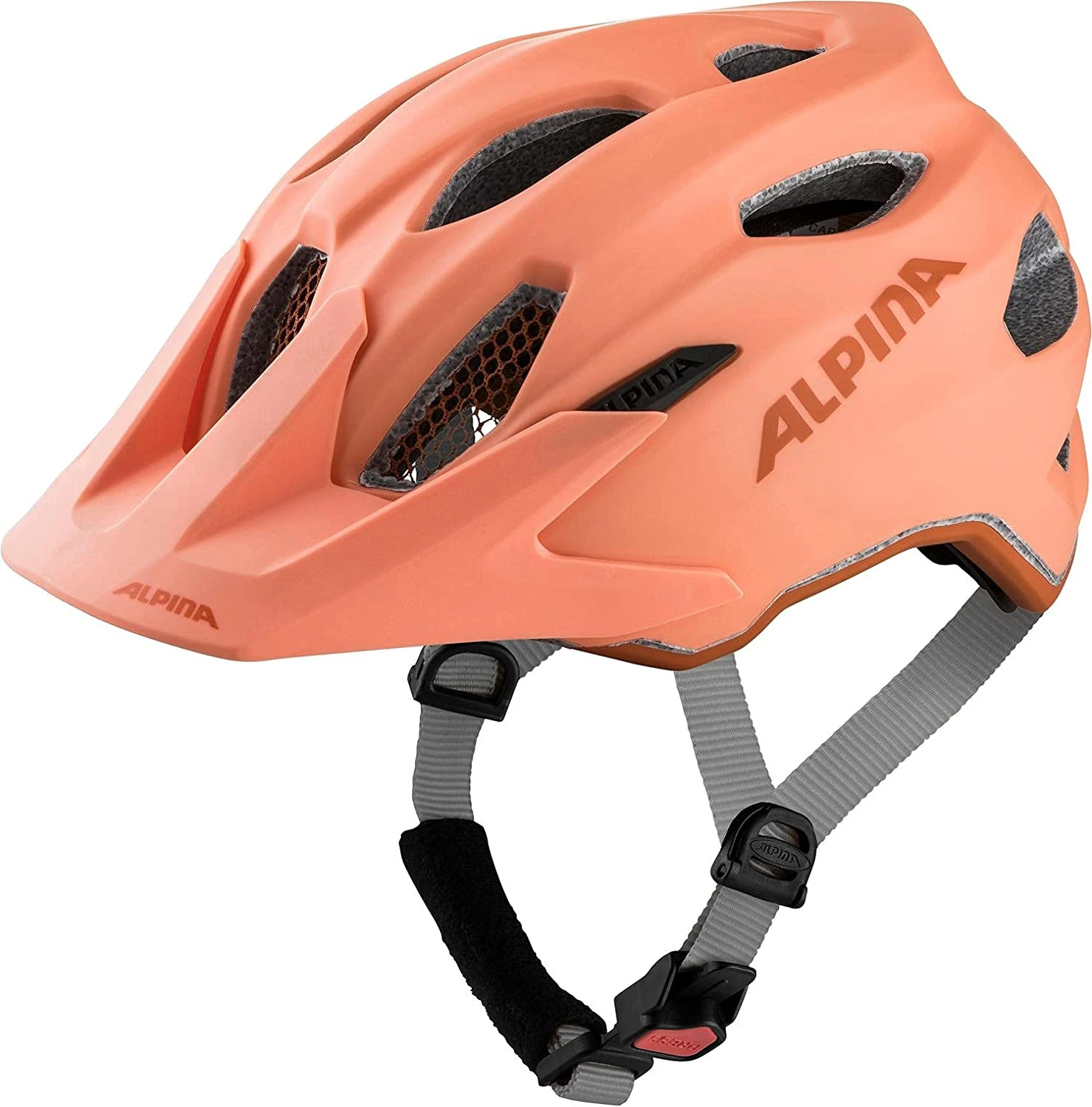 Alpina Carapax Jr. Fahrradhelm - Peach Matt
