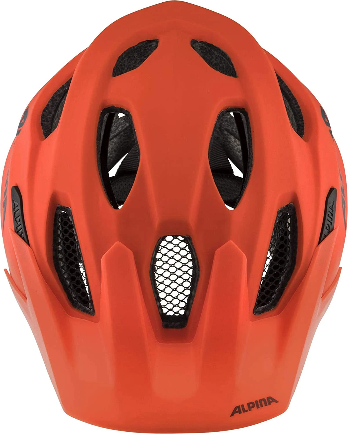 Alpina Carapax Jr. Fahrradhelm - Pumkin Orange Mat – Bild 2