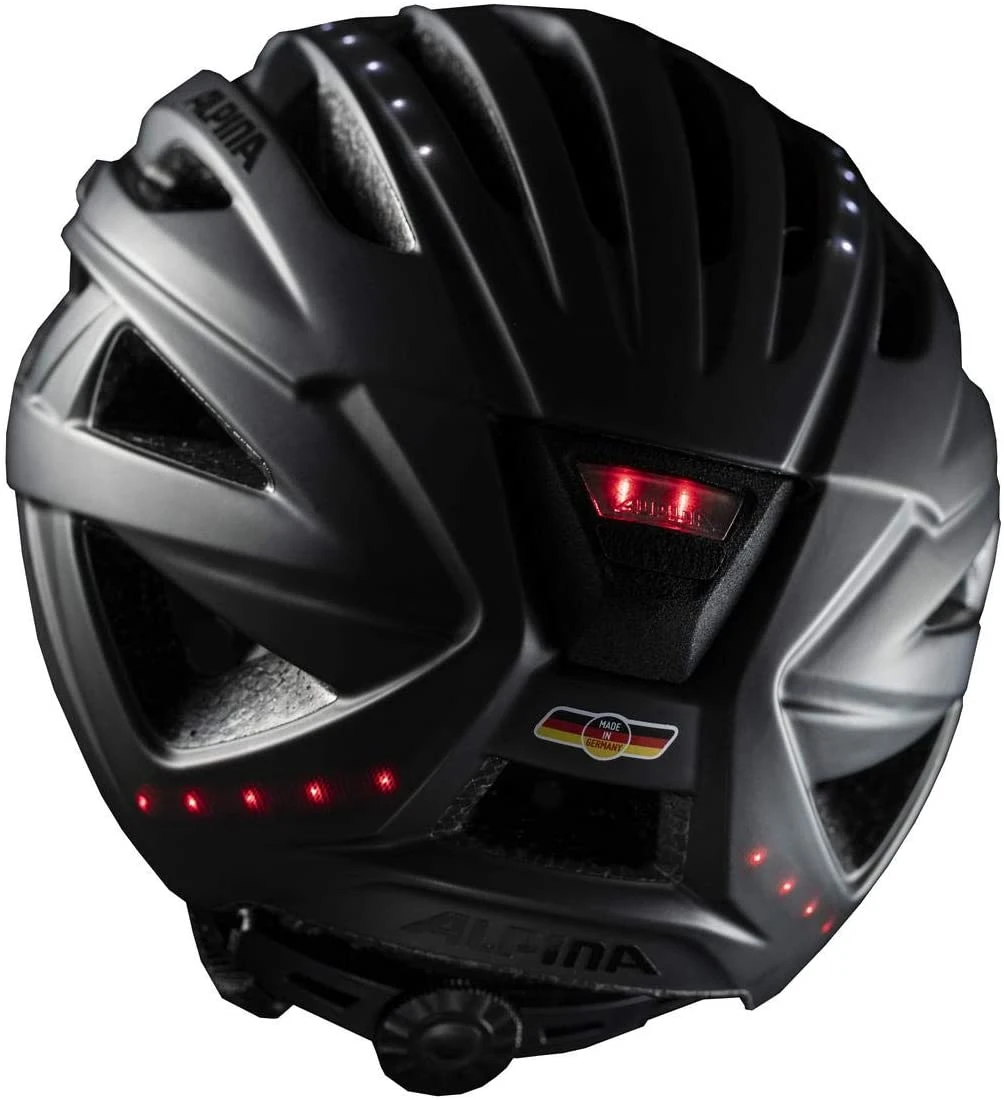 Alpina Haga LED Fahrradhelm - Black Mat – Bild 5