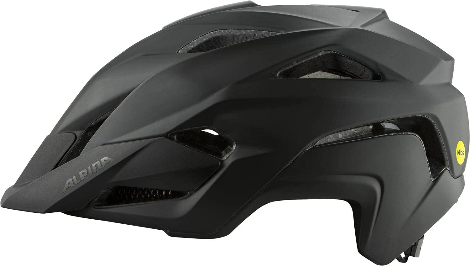 Alpina Stan Mips Fahrradhelm - Black Mat – Bild 3
