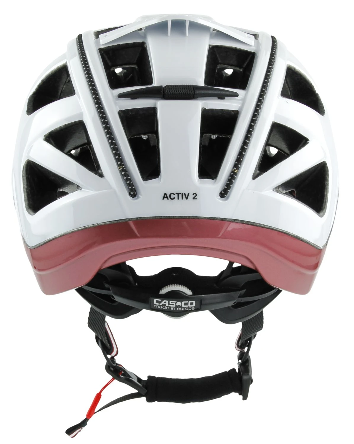 CASCO Activ 2 Fahrradhelm - Weiss Englisch Rose – Bild 4