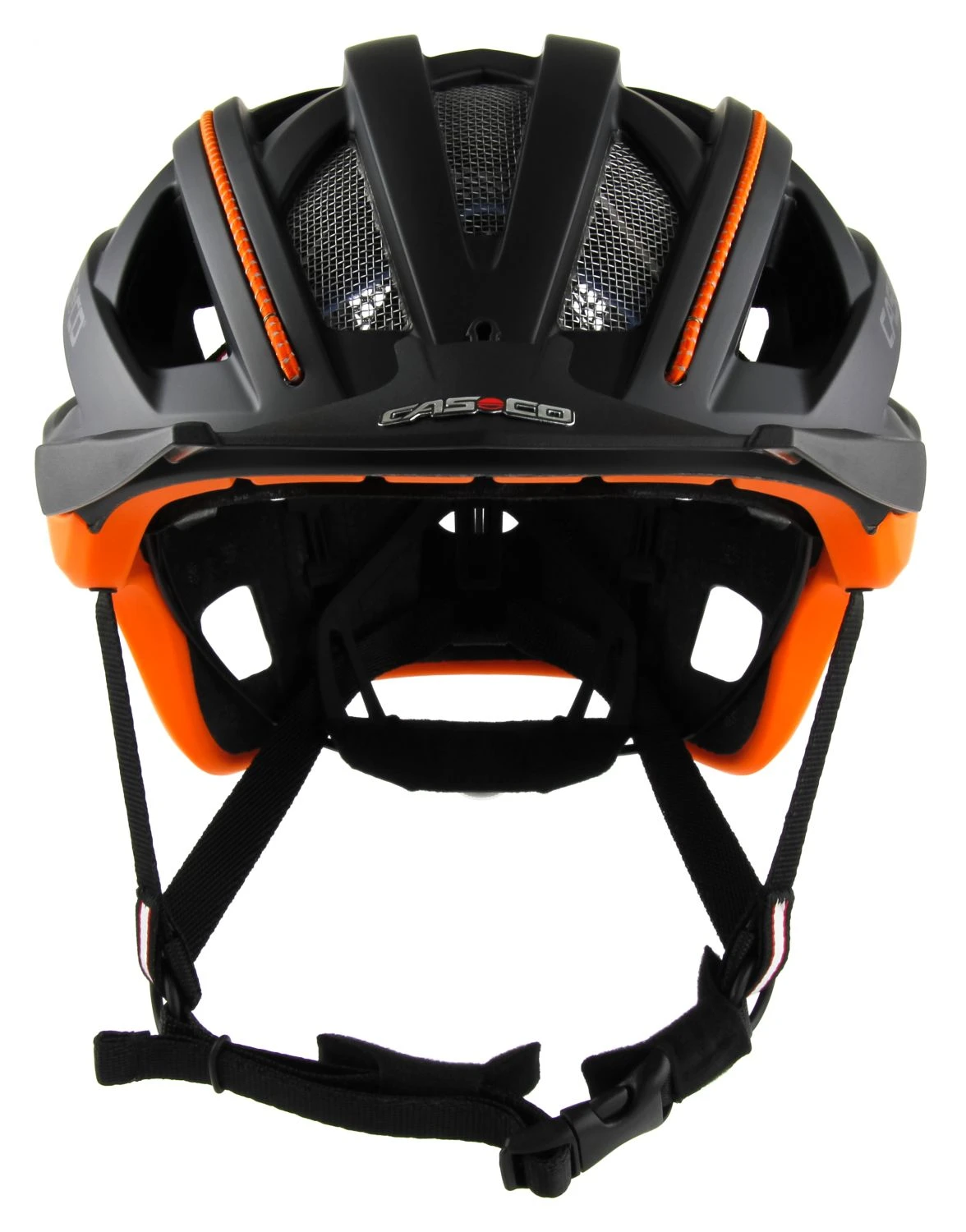 CASCO Cuda 2 Fahrradhelm - Schwarz Orange Matt – Bild 3