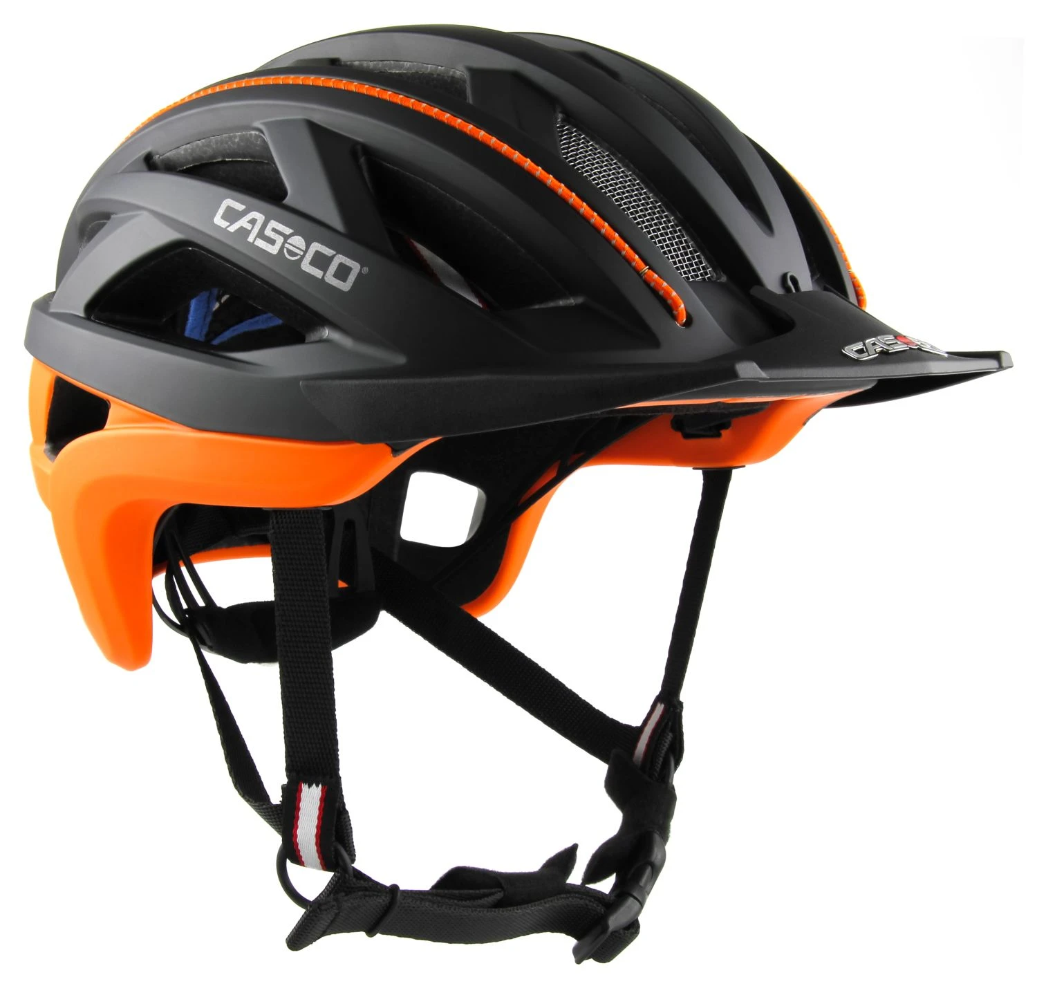 CASCO Cuda 2 Fahrradhelm - Schwarz Orange Matt – Bild 2