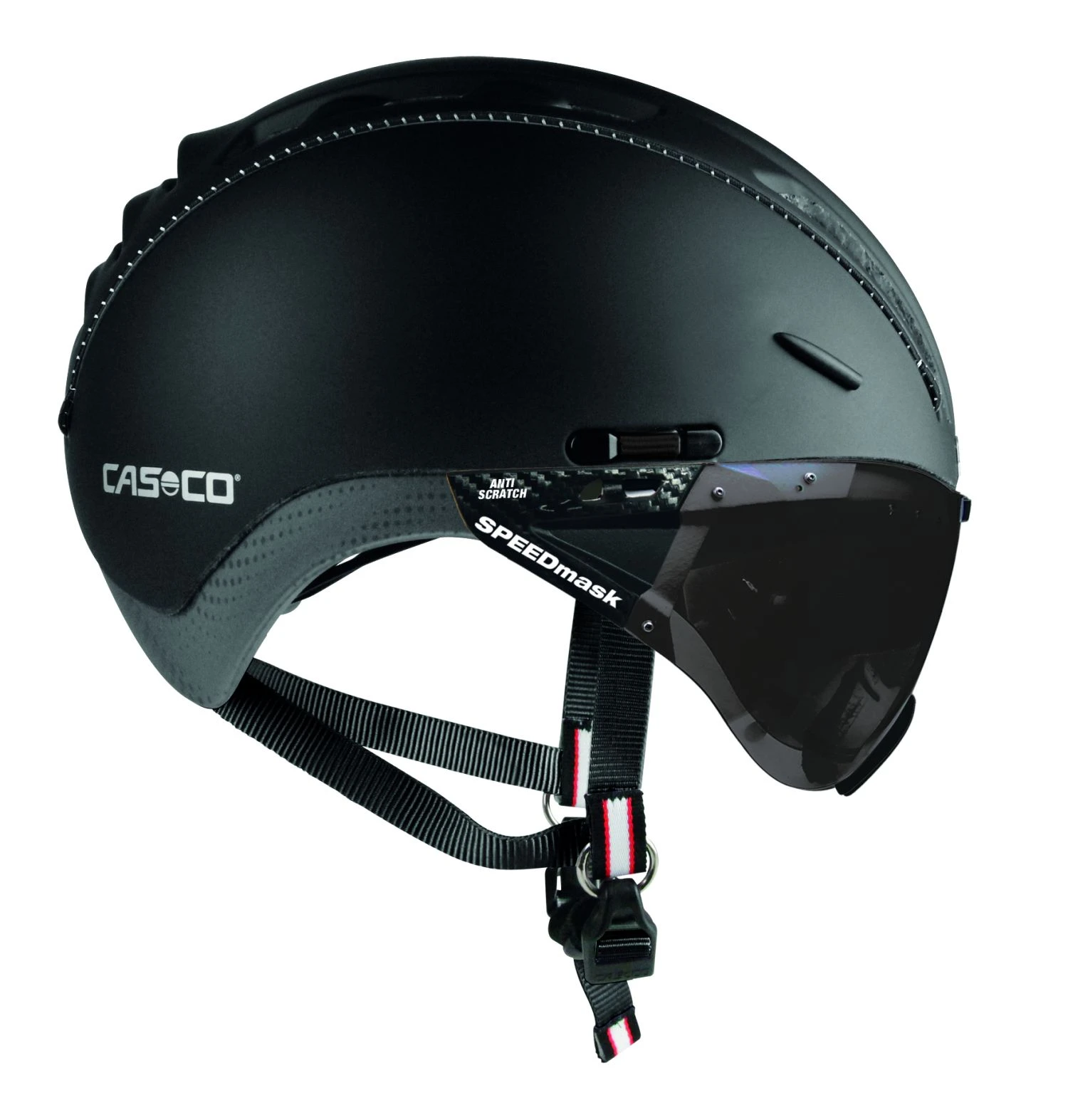 CASCO Roadster Visier Fahrradhelm- Black