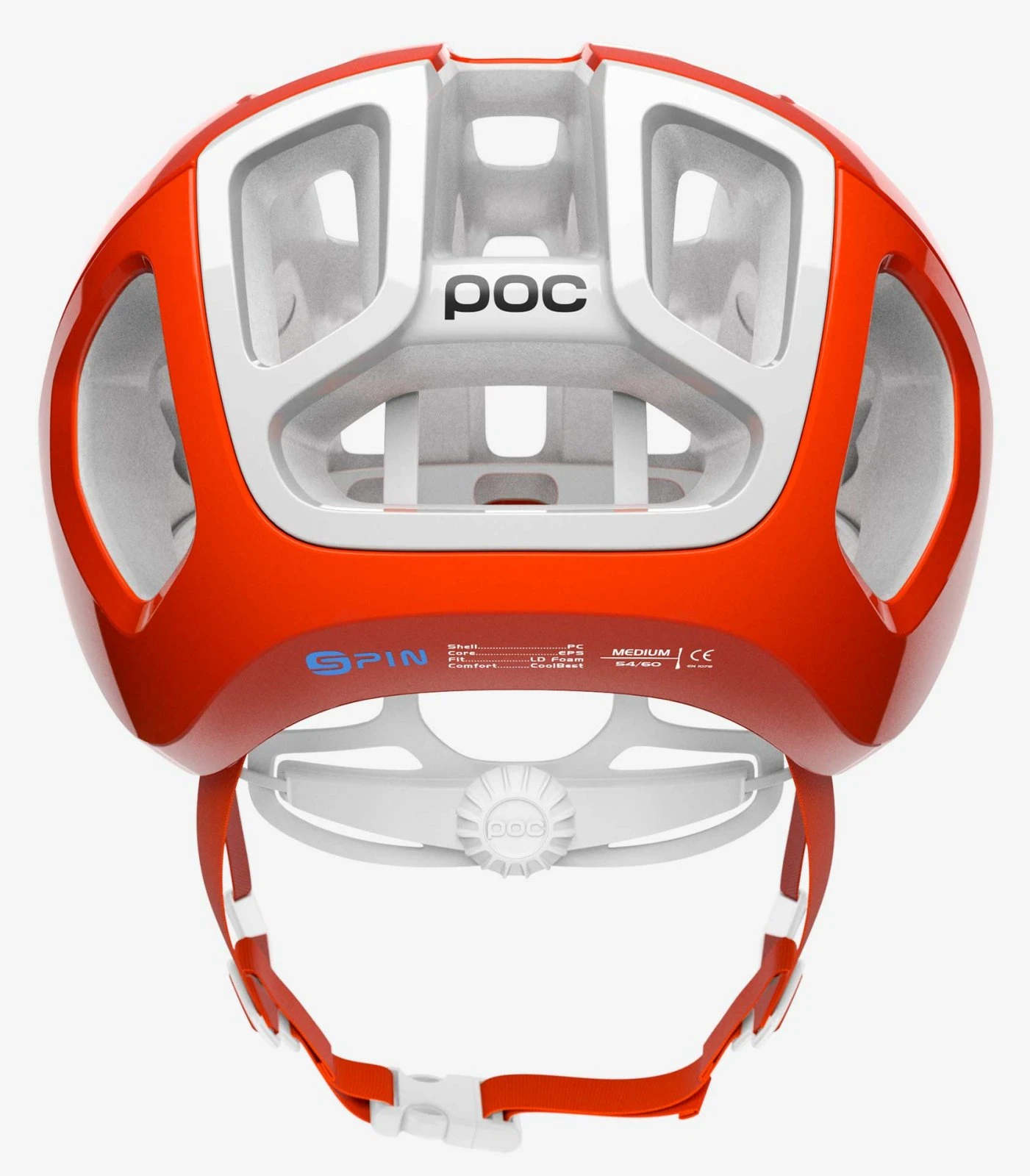 POC Ventral Air Spin Rennradhelm - Zink Orange AVIP – Bild 3