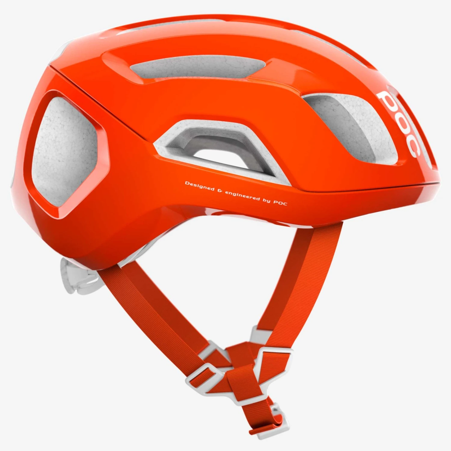 POC Ventral Air Spin Rennradhelm - Zink Orange AVIP – Bild 4