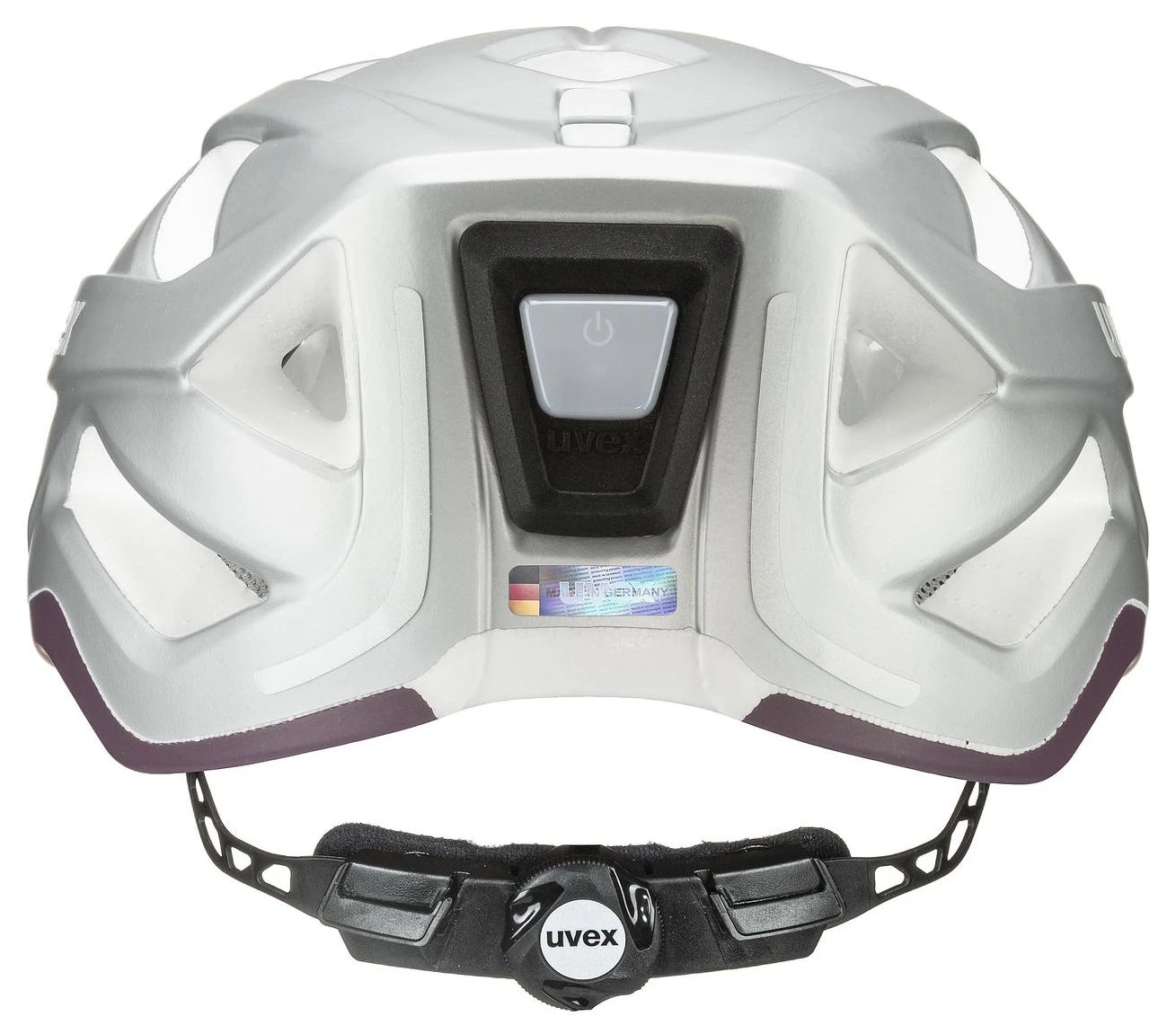 Uvex City Active Fahrradhelm - Silver-plum Mat – Bild 5