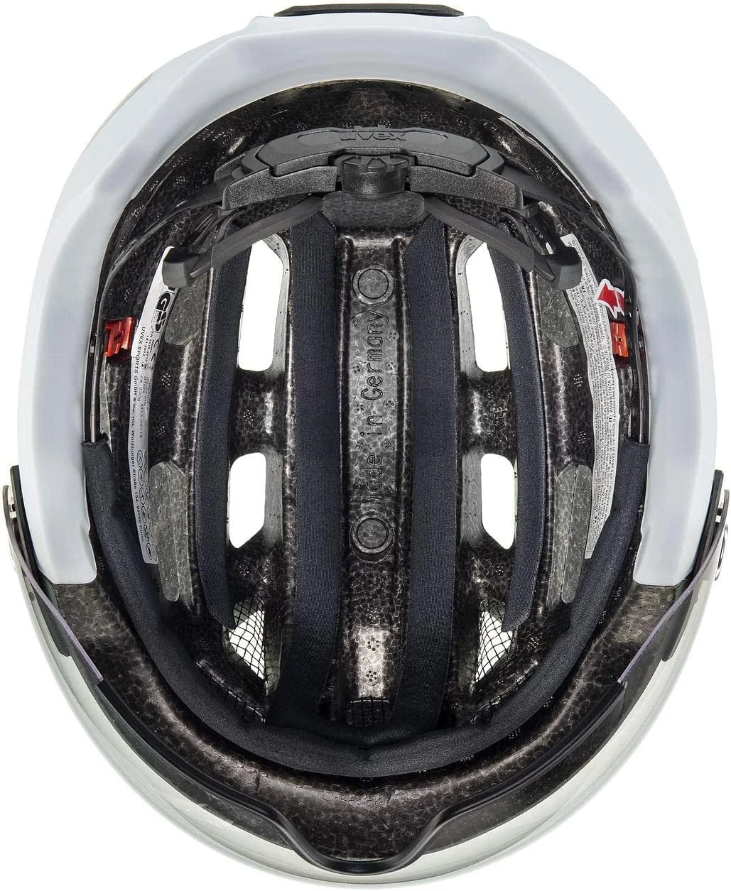 Uvex Finale Visor Vario Visier Fahrradhelm - Moss Green-cloud Matt – Bild 7