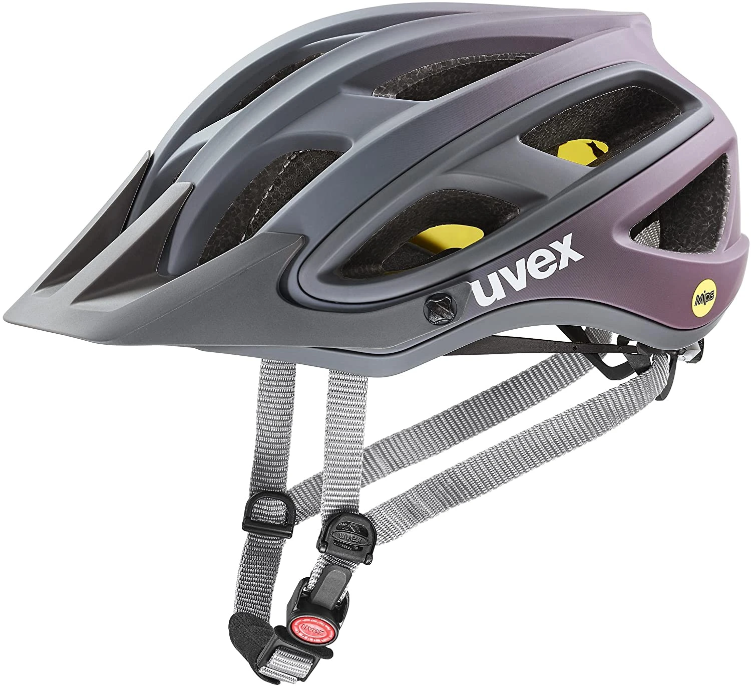 Uvex Unbound MIPS Fahrradhelm - Anthracite Plum Mat